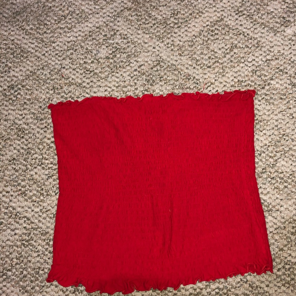 red tube top / tank